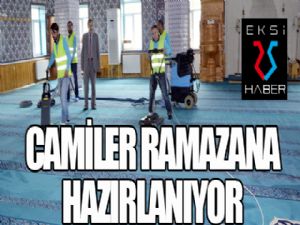 Palandöken'de camiler ramazana hazırlanıyor...