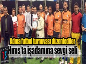 İş adamı Aca adına futbol turnuvası