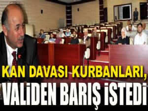 Kan davası kurbanları, Validen barış istedi