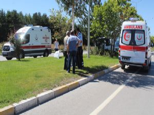 Erzurum'da üç aracın karıştığı kazada 3 kişi yaralandı. 