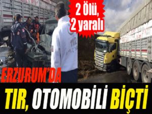 Erzurum'da trafik kazası: 2 ölü, 2 yaralı