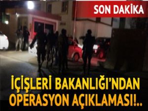 İçişleri Bakanlığı'ndan HDP'ye operasyon açıklaması...