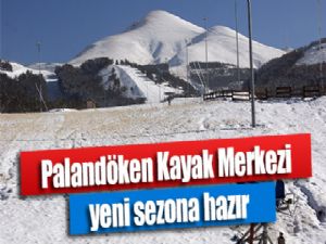 Palandöken Kayak Merkezi yeni sezona hazır