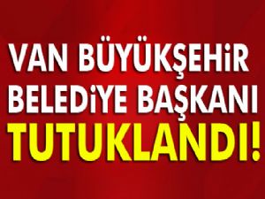 Van Büyükşehir Belediye Başkanı tutuklandı