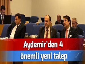 Aydemir'den 4 önemli yeni talep