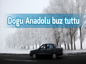 Doğu Anadolu buz tuttu