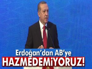 Erdoğan'dan AB'ye: 'Hazmedemiyoruz'