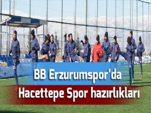 BB Erzurumspor'da Hacettepe Spor hazırlıkları