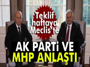 AK Parti ve MHP anlaştı! Başkanlık tamam