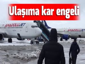 Ulaşıma kar engeli