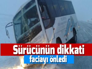 Sürücünün dikkati faciayı önledi