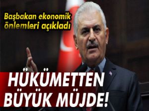 Başbakan Yıldırım ekonomik önlemleri açıkladı