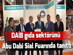 DAİB gıda sektörünü Abu Dabi Sial Fuarında tanıttı