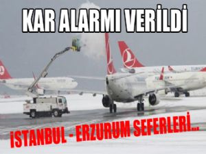 Kar alarmı verildi!