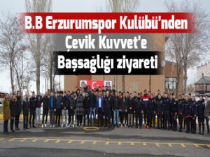  B.B. Erzurumspor Kulübü'nden Çevik Kuvvet'e başsağlığı ziyareti