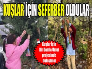 20 bin öğrenci kuşlar için seferber oldu 