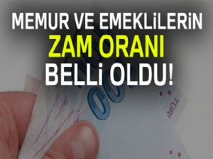 Son dakika: Memur ve emekli zammı belli oldu!