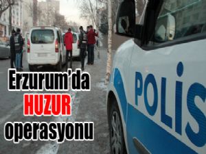 Erzurum'da buz gibi havada 'Huzur Erzurum-3' uygulaması