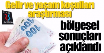 TÜİK, gelir ve yaşam koşulları araştırması bölgesel sonuçlarını paylaştı