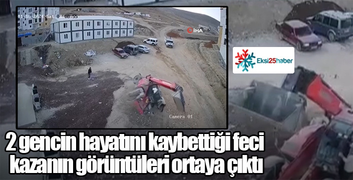 2 gencin hayatını kaybettiği feci kazanın görüntüleri ortaya çıktı