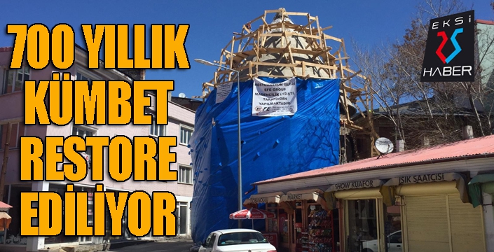 700 yıllık kümbet tarihte ilk kez tam donanımlı restore ediliyor