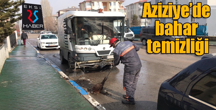 Aziziye’de bahar temizliği devam ediyor