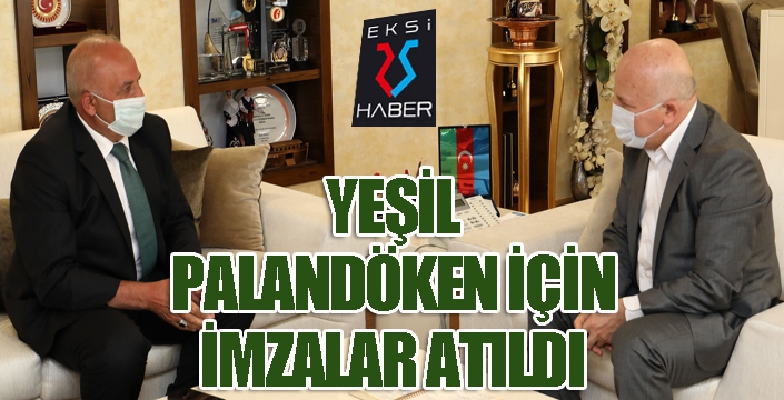 Başkan Sekmen’den “Yeşil Palandöken” imzası