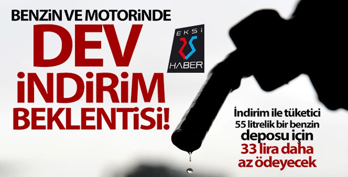 Benzin ve motorinde indirim bekleniyor