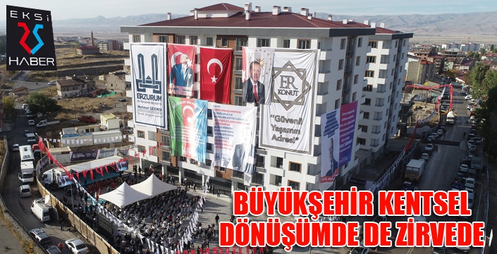 Büyükşehir kentsel dönüşümde de zirvede