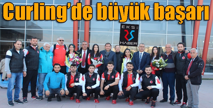 Curling'de büyük başarı...