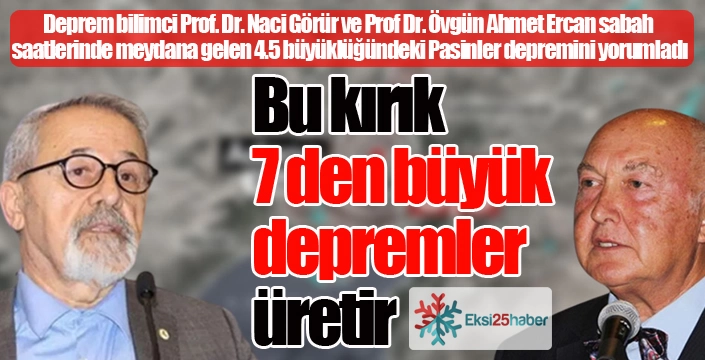 Deprem bilimcilerden Pasinler depremi ile ilgili korkutan açıklama