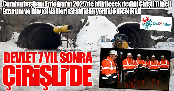 Devlet 7 yıl sonra Çirişli'de...