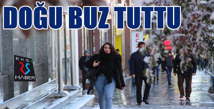 Doğu buz tuttu