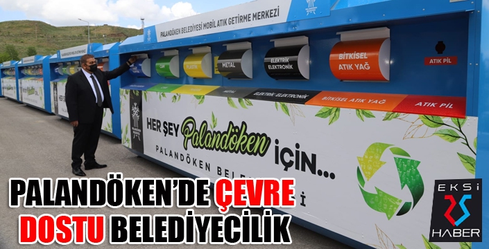 Palandöken’de çevre dostu belediyecilik