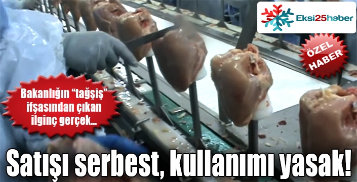 Satışı serbest, kullanımı yasak!