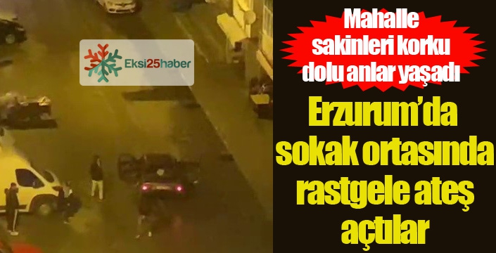 Sokak ortasında pompalı tüfekle rastgele ateş ettiler