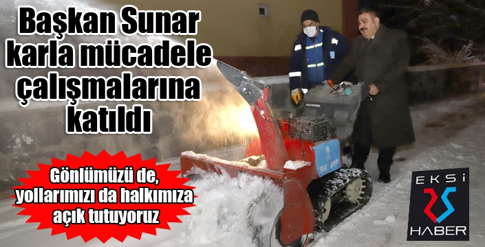 Sunar, ‘Gönlümüzü de, yollarımızı da açık tutuyoruz’