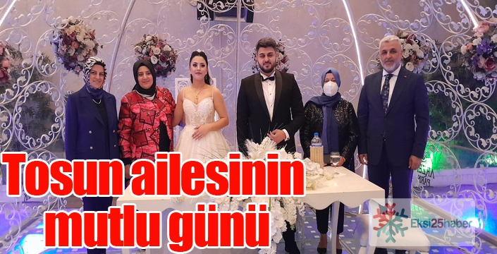 Tosun ailesinin mutlu günü